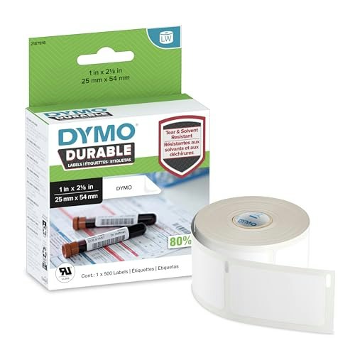 Dymo 25mm x 54mm Laboratory Labels 500-Pack: $30.90 Dymo 25mm x 54mm Laboratory Labels 500-Pack: $30.90