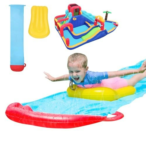 Elemara 19.1-Foot Inflatable Water Slide: $30.80