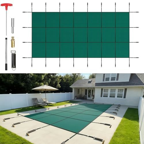 Vevor 16ft x 36ft Rectangular Inground Pool Safety Cover: $293.90 Vevor 16ft x 36ft Rectangular Inground Pool Safety Cover: $293.90