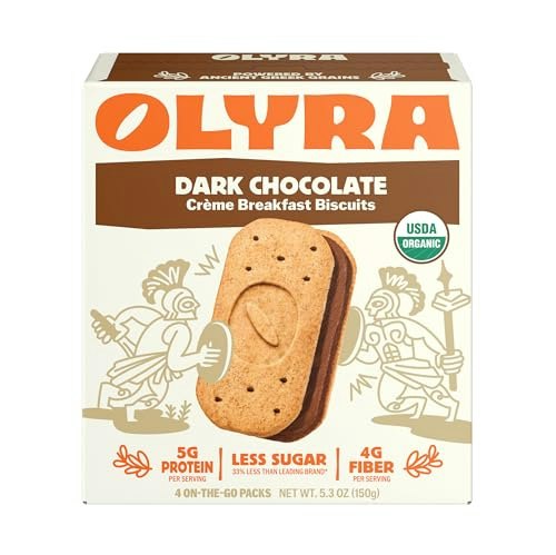 Olyra Dark Chocolate Breakfast Biscuits 4-Pack: $3.74 Olyra Dark Chocolate Breakfast Biscuits 4-Pack: $3.74
