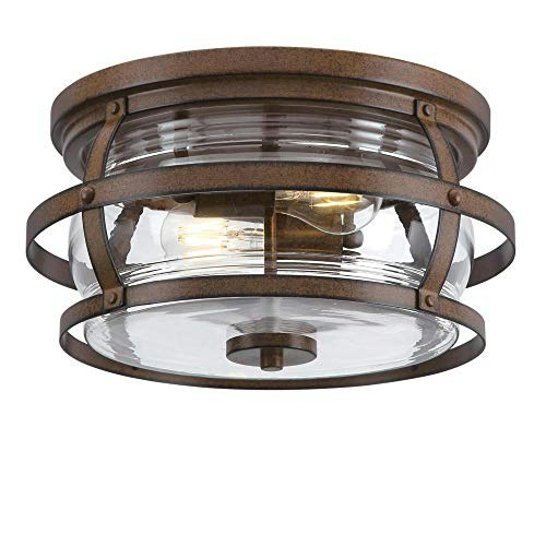 Westinghouse Weatherby 14-inch Two-Light Outdoor Flush Mount Ceiling Light: $113.41 Westinghouse Weatherby 14-inch Two-Light Outdoor Flush Mount Ceiling Light: $113.41