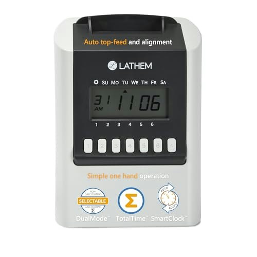 Lathem 700E Calculating Electronic Time Clock: $271.65