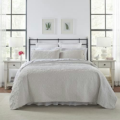Laura Ashley Queen Cotton Reversible Quilt Set with Shams: $67.40 Laura Ashley Queen Cotton Reversible Quilt Set with Shams: $67.40