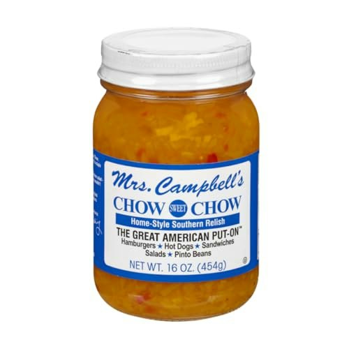 Golding Farms Mrs. Campbell's Sweet Southern Chow Chow Relish 16-Ounce Jar: $8.31 Golding Farms Mrs. Campbell's Sweet Southern Chow Chow Relish 16-Ounce Jar: $8.31
