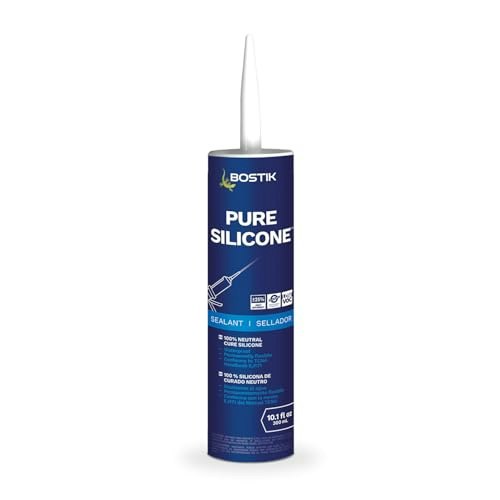 Bostik Pure Silicone Alabaster 10.1oz Caulk: $23.74 Bostik Pure Silicone Alabaster 10.1oz Caulk: $23.74
