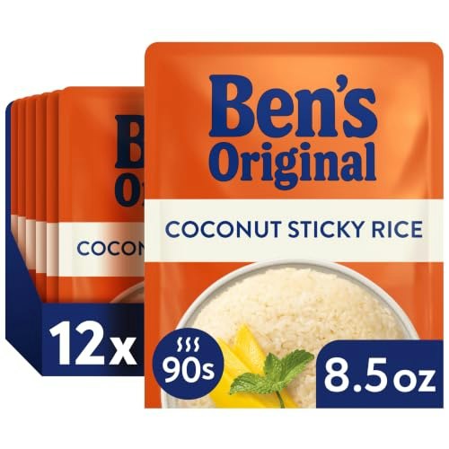 Ben's Original Ready Rice Coconut Sticky Rice 12-Pack: $26.88 Ben's Original Ready Rice Coconut Sticky Rice 12-Pack: $26.88