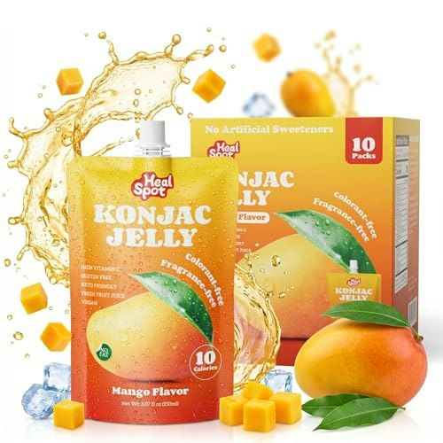 Healspot Mango Konjac Jelly 10-Pouch Pack: $18.99 Healspot Mango Konjac Jelly 10-Pouch Pack: $18.99