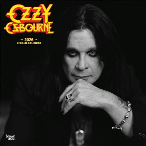 Ozzy Osbourne 2026 12 x 24-Inch Wall Calendar: $7.96 Ozzy Osbourne 2026 12 x 24-Inch Wall Calendar: $7.96