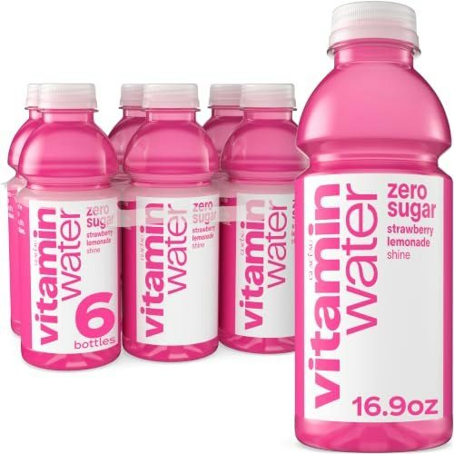Vitaminwater Zero Sugar Shine Strawberry Lemonade 16.9-fl oz 6-Pack: $7.39 Vitaminwater Zero Sugar Shine Strawberry Lemonade 16.9-fl oz 6-Pack: $7.39