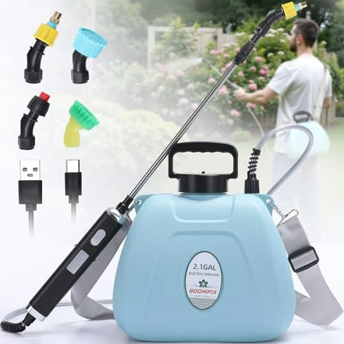 Gochifix 2.1-Gallon Electric Garden Sprayer: $22.84 Gochifix 2.1-Gallon Electric Garden Sprayer: $22.84