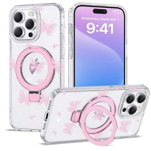 Etpesok iPhone 15 Pro Bow Case with Stand: $22.09
