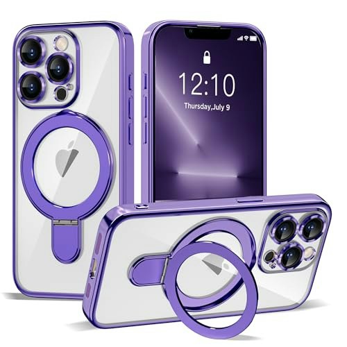 Etpesok Plating Clear Case with Stand for iPhone 13 Pro Max: $25.49 Etpesok Plating Clear Case with Stand for iPhone 13 Pro Max: $25.49