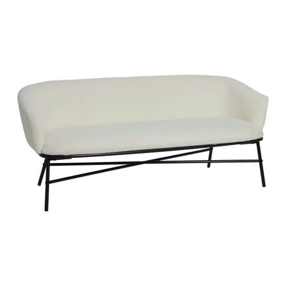 Bowery 66-inch Boucle Dining Bench: $319.99 Bowery 66-inch Boucle Dining Bench: $319.99
