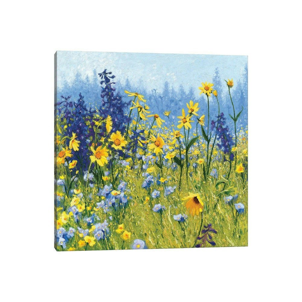 Joyful in July III by Shirley Novak 26" x 26" Wall Canvas: $79.99 Joyful in July III by Shirley Novak 26" x 26" Wall Canvas: $79.99