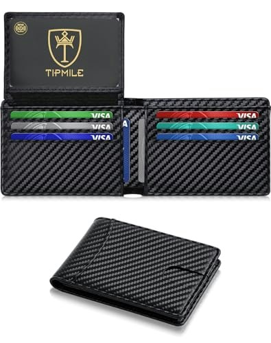 Tipmile Slim RFID Blocking Leather Wallet: $5.49