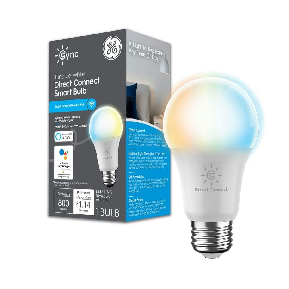 60-Watt A19 Tunable White Dimmable Smart LED Light Bulb: $11.67 60-Watt A19 Tunable White Dimmable Smart LED Light Bulb: $11.67