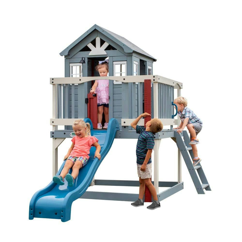 Beacon Heights Cedar Elevated Indoor Outdoor Playhouse: $999