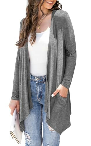 Women's Open Front Draped Cardigan: $19.94 Women's Open Front Draped Cardigan: $19.94