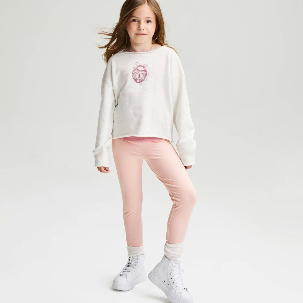 Cat & Jack Girls' Pink Leggings: $6 Cat & Jack Girls' Pink Leggings: $6