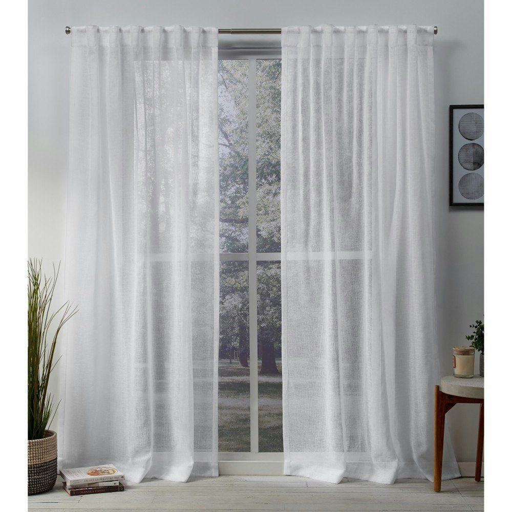Exclusive Home Belgian Sheer Hidden Tab Top Curtain Panel 2-Pack: $21.49 Exclusive Home Belgian Sheer Hidden Tab Top Curtain Panel 2-Pack: $21.49