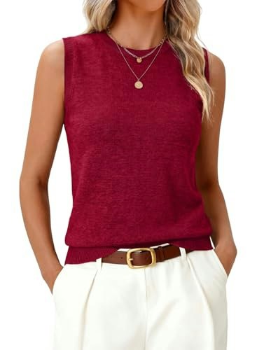Evaless Women's Wool Blend Tank Top Sweater Vest: $13.98 Evaless Women's Wool Blend Tank Top Sweater Vest: $13.98