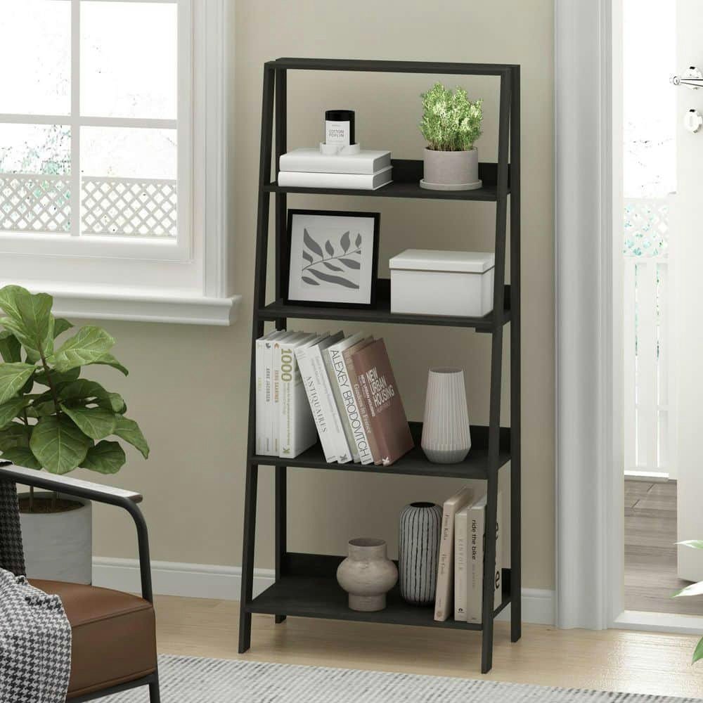 53.54-Inch 5-Shelf Ladder Bookcase: $55.99 53.54-Inch 5-Shelf Ladder Bookcase: $55.99