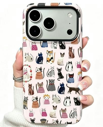 Ekelyvia iPhone 14 Pro Cat Pattern Case: $8.49