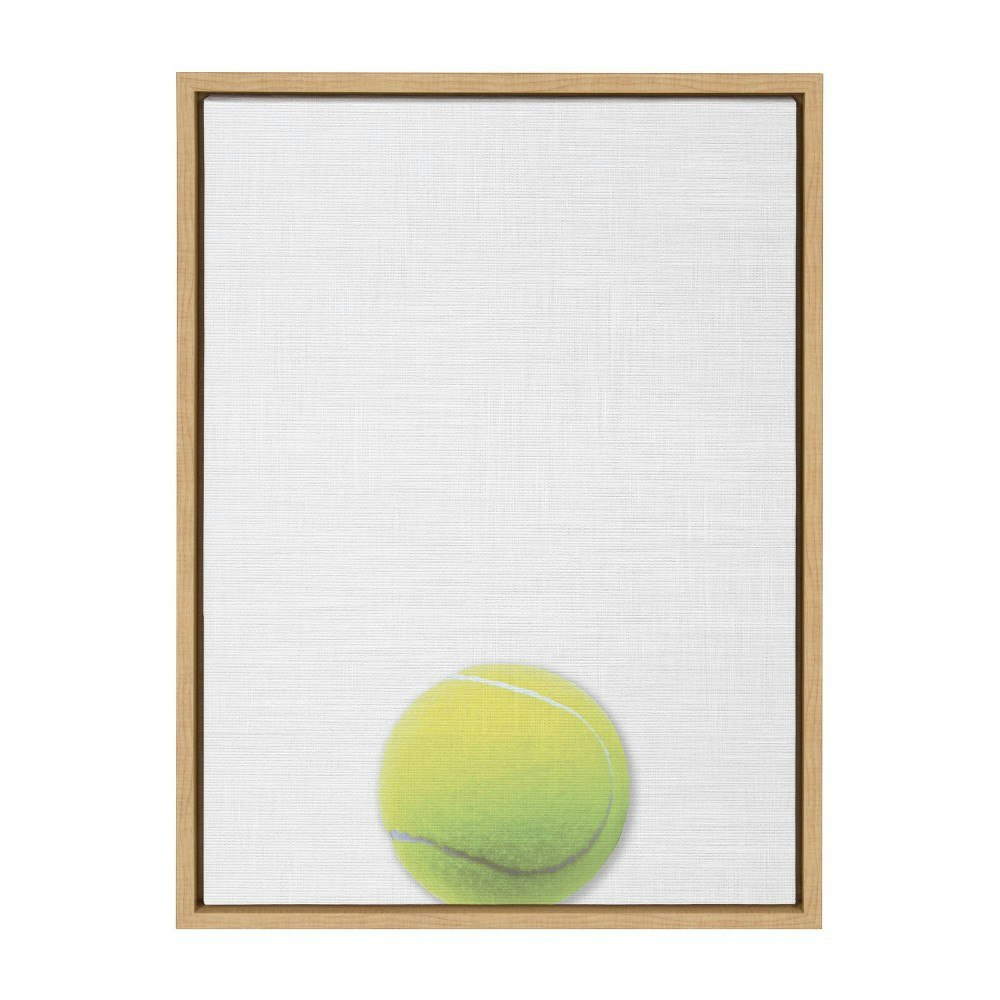 DesignOvation 18" x 24" Sylvie Tennis Ball Portrait Framed Canvas: $54.99 DesignOvation 18" x 24" Sylvie Tennis Ball Portrait Framed Canvas: $54.99