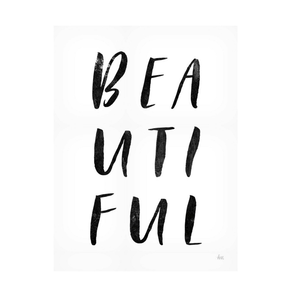 Laura Marshall 18" x 24" Bold Words II Unframed Wall Canvas: $77.99 Laura Marshall 18" x 24" Bold Words II Unframed Wall Canvas: $77.99