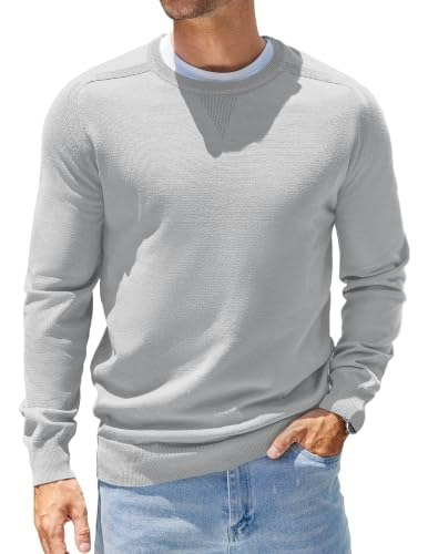 Coofandy Men's Crewneck Pullover Sweater: $23.74 Coofandy Men's Crewneck Pullover Sweater: $23.74