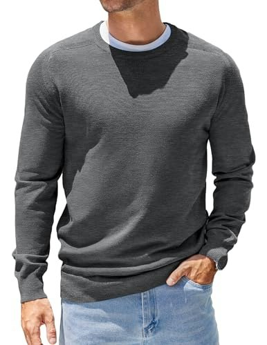 Coofandy Men's Crew Neck Sweater: $18.99