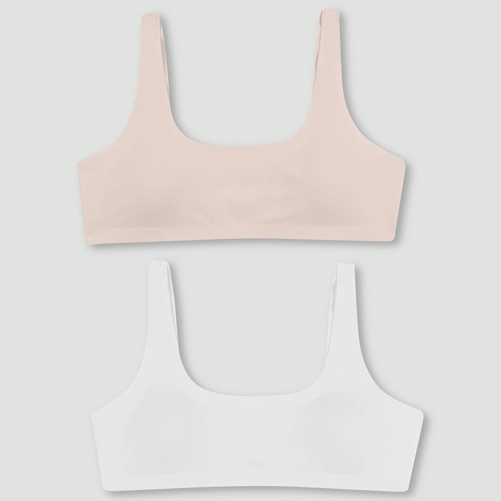 Hanes Girls' Bonded Comfort Bra 2-Pack: $14.99 Hanes Girls' Bonded Comfort Bra 2-Pack: $14.99