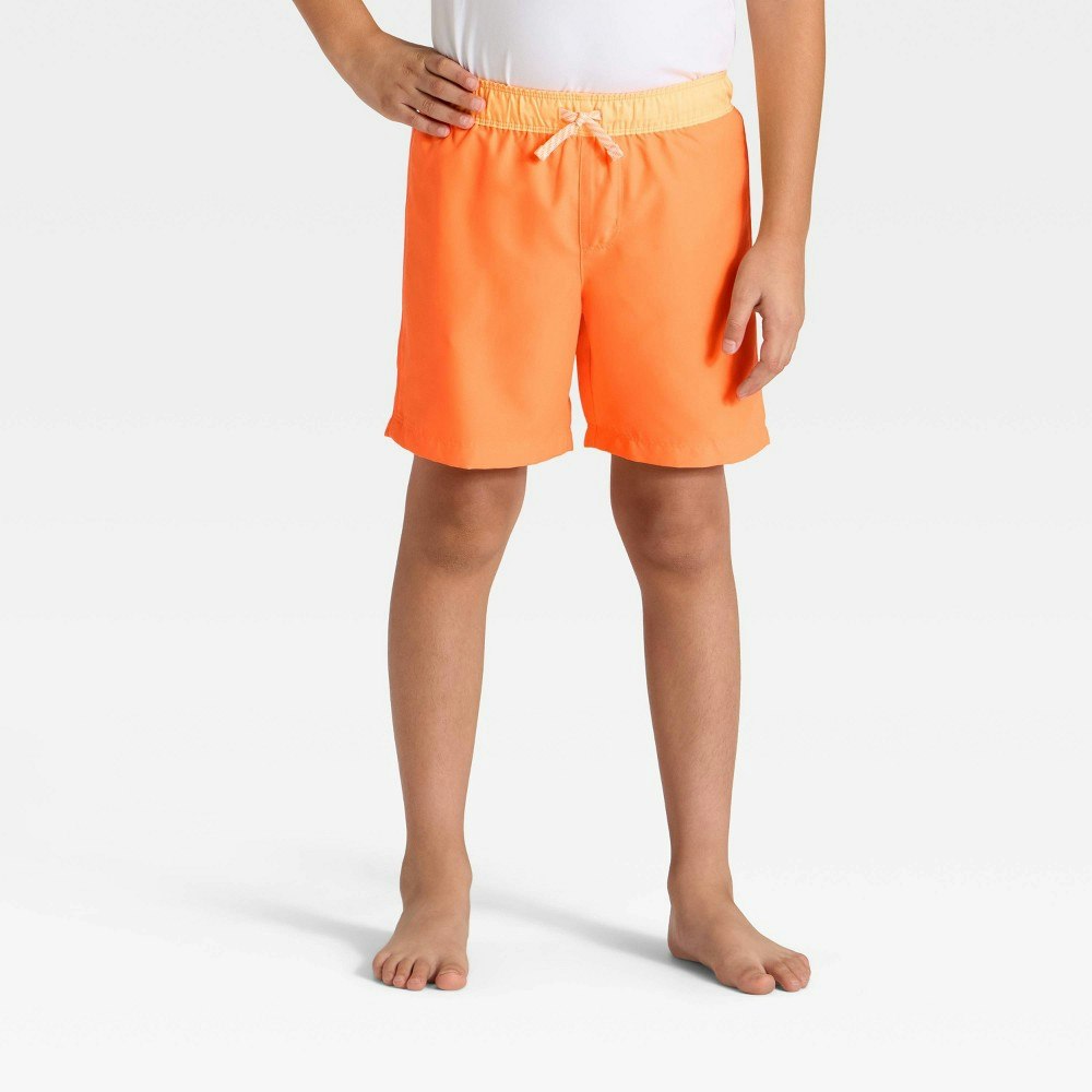 Cat & Jack Boys' Colorblocked Swim Trunks: $12