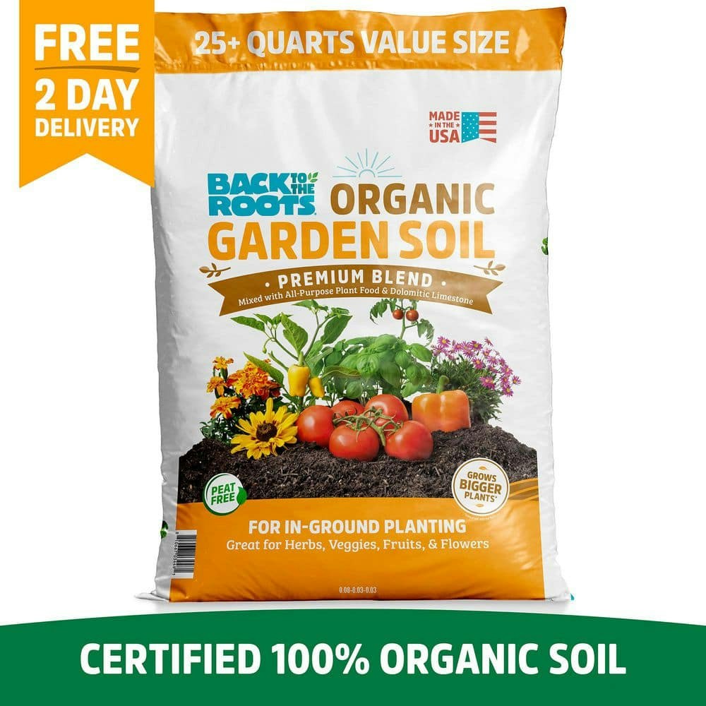 Organic Garden Soil 1-Cubic-Foot Bag: $24.99 Organic Garden Soil 1-Cubic-Foot Bag: $24.99