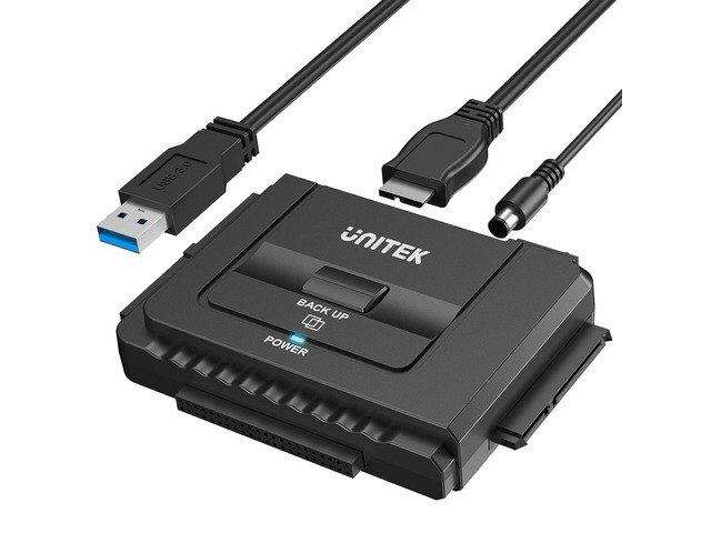 Unitek USB 3.0 to IDE and SATA External Hard Drive Adapter Kit: $55.99 Unitek USB 3.0 to IDE and SATA External Hard Drive Adapter Kit: $55.99