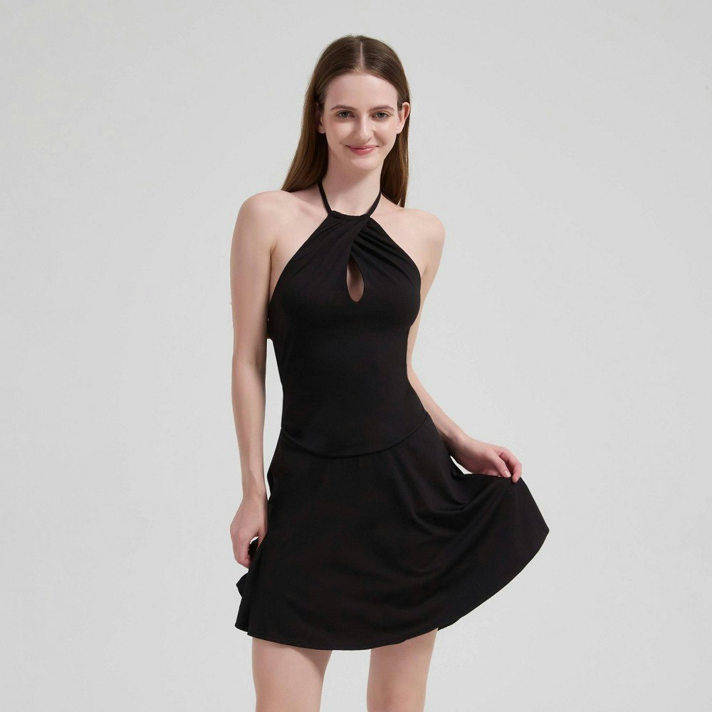 Wild Fable Women's Keyhole Mini Dress: $35 Wild Fable Women's Keyhole Mini Dress: $35