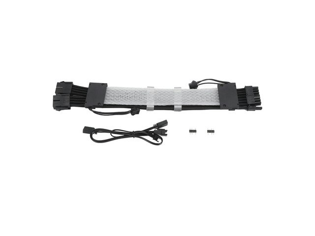 ARGB Dual 8-Pin Sleeved Extension Cable: $62 ARGB Dual 8-Pin Sleeved Extension Cable: $62