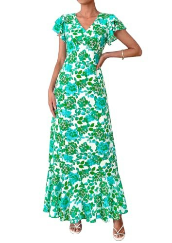 Prettygarden Women's Summer Boho Floral Maxi Dress: $39.94 Prettygarden Women's Summer Boho Floral Maxi Dress: $39.94