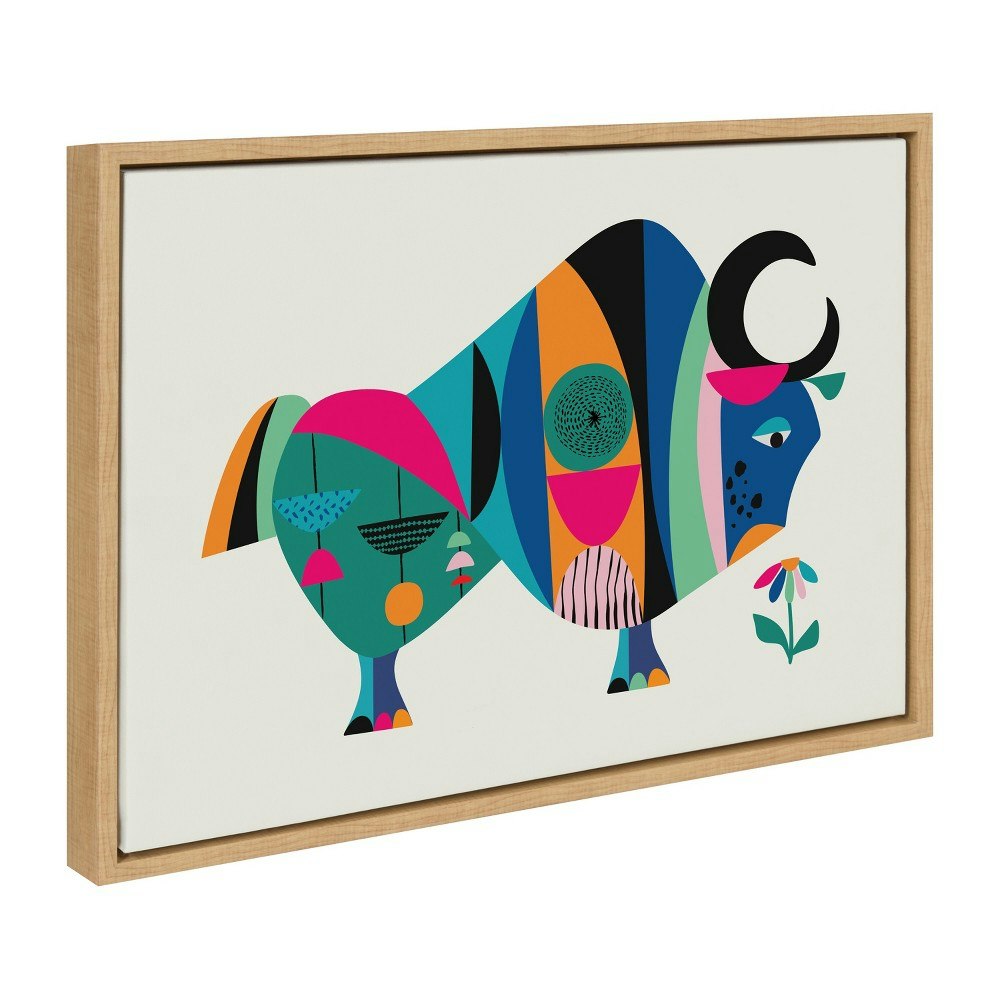 Kate & Laurel 18"x24" Sylvie MCM Ox Wall Art: $59.99 Kate & Laurel 18"x24" Sylvie MCM Ox Wall Art: $59.99