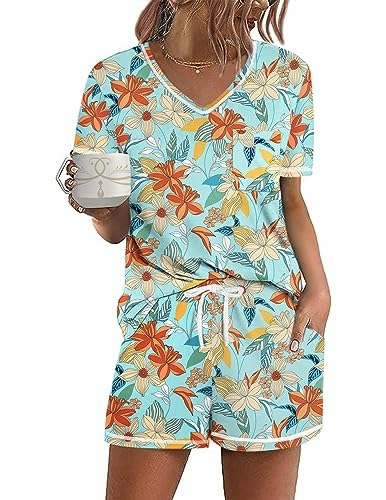 Ekouaer Women's Pajama Set: $12.99