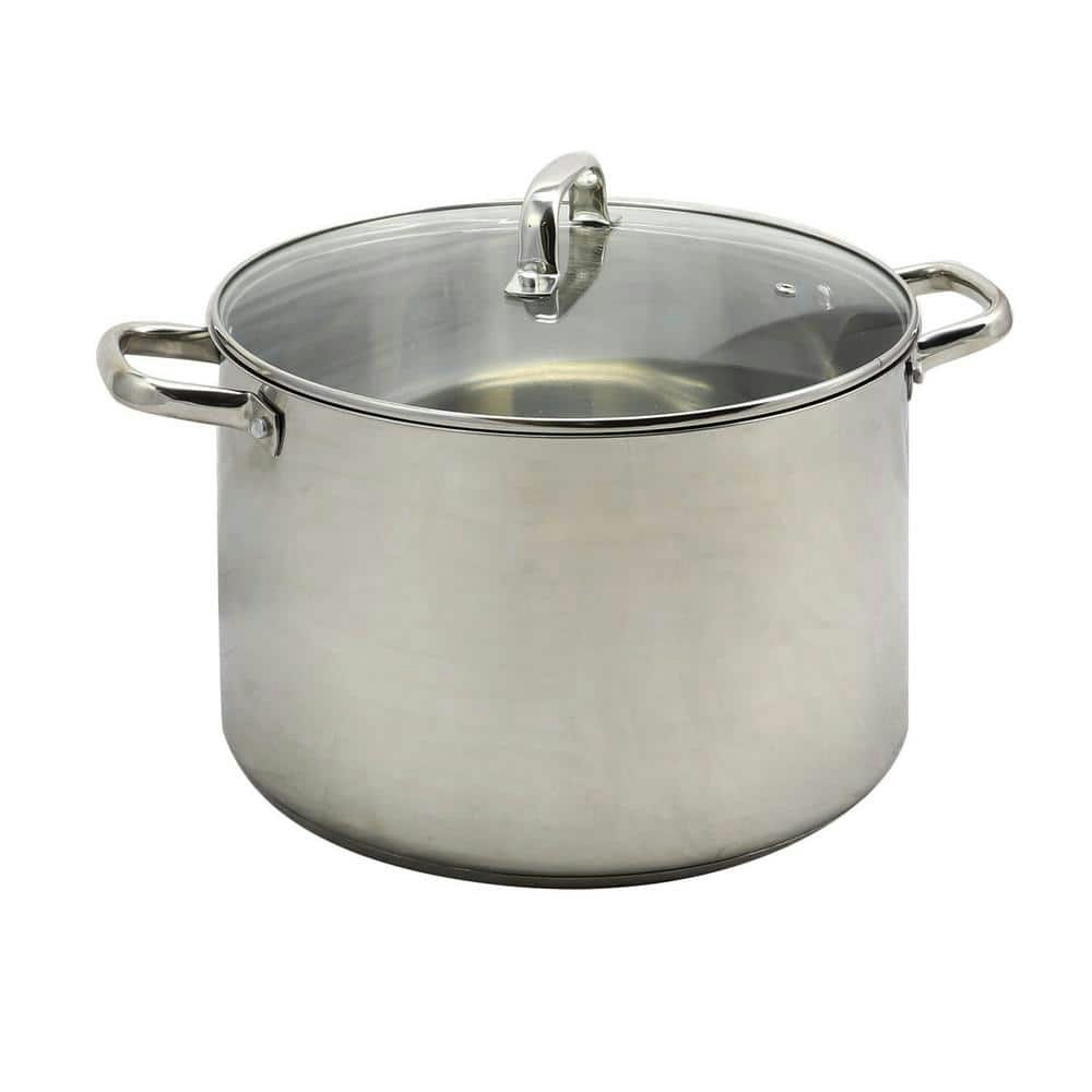 Adenmore 16-Quart Stainless Steel Stock Pot with Glass Lid: $44.60 Adenmore 16-Quart Stainless Steel Stock Pot with Glass Lid: $44.60