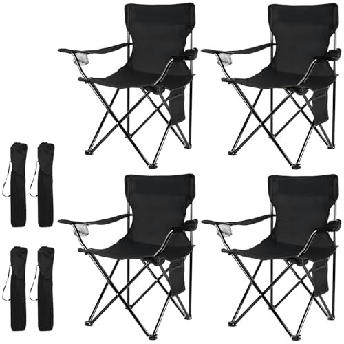 Damei Century Folding Camping Chair 4-Pack: $59.49