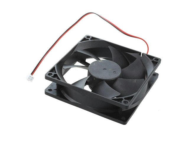 90mm x 25mm 12V 2-Pin Cooling Fan: $17.47