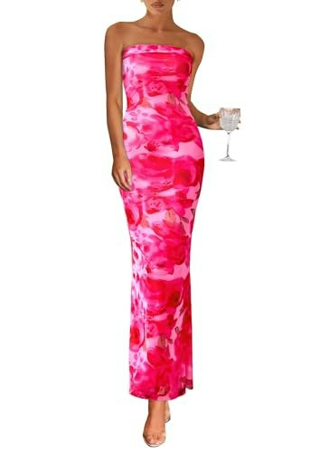 Prettygarden Women's Floral Strapless Summer Dress: $28.79 Prettygarden Women's Floral Strapless Summer Dress: $28.79