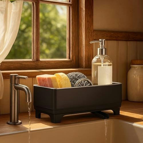 Moukabal Stainless Steel Kitchen Sink Sponge Holder: $12.97 Moukabal Stainless Steel Kitchen Sink Sponge Holder: $12.97