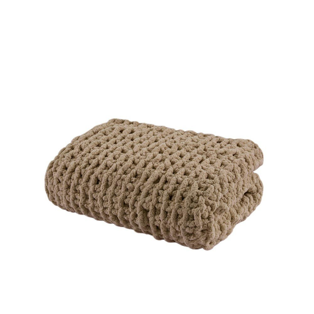 Madison Park 50" x 60" Chenille Chunky Knit Throw Blanket: $68.99 Madison Park 50" x 60" Chenille Chunky Knit Throw Blanket: $68.99