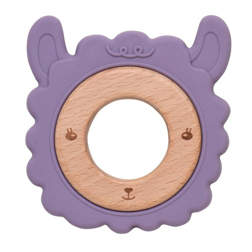 Magic Years 3" Llama Wood and Silicone Teether: $5