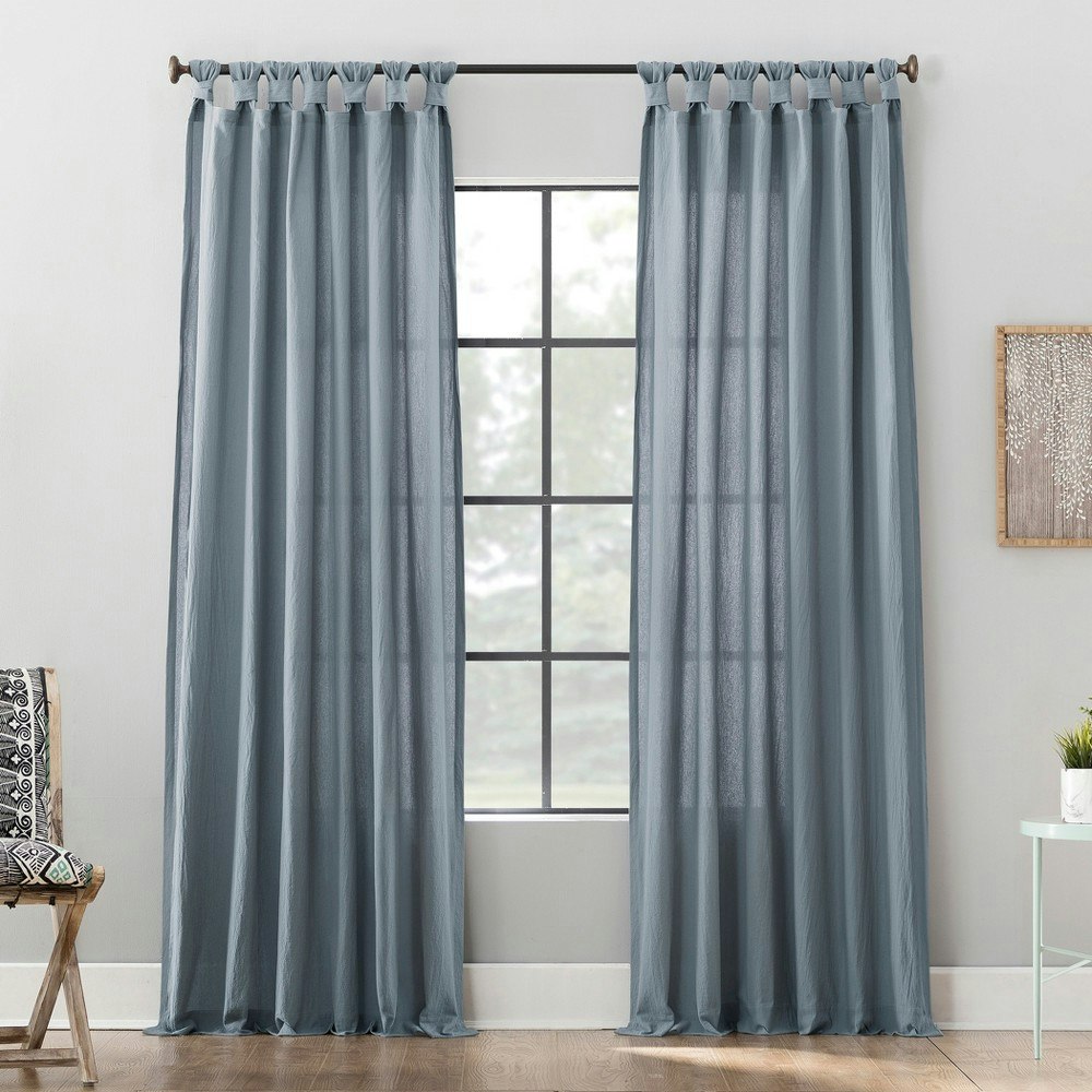52"x84" Archaeo Light Filtering Washed Cotton Twist Tab Curtain Panel: $18.99 52"x84" Archaeo Light Filtering Washed Cotton Twist Tab Curtain Panel: $18.99