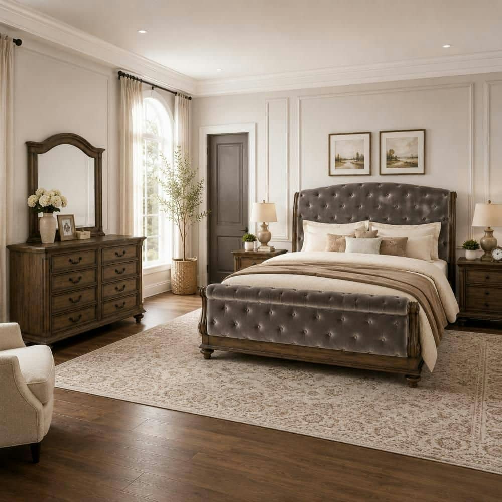 5-Piece Queen Bedroom Set: $6,483.30