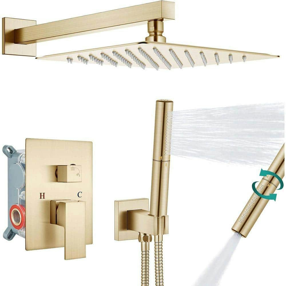 12-Inch Dual Wall-Mount Shower Head and Handheld Shower Set: $189.99 12-Inch Dual Wall-Mount Shower Head and Handheld Shower Set: $189.99